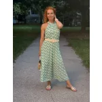 Donna pisztácia  ruha