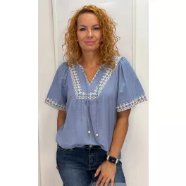 Maeve kék blúz